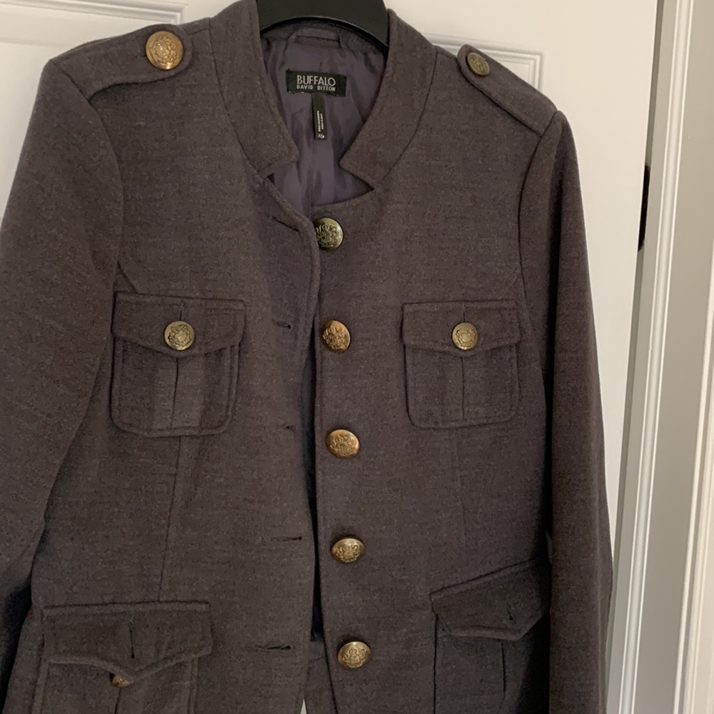 BUFFALO military wool blazer/coat